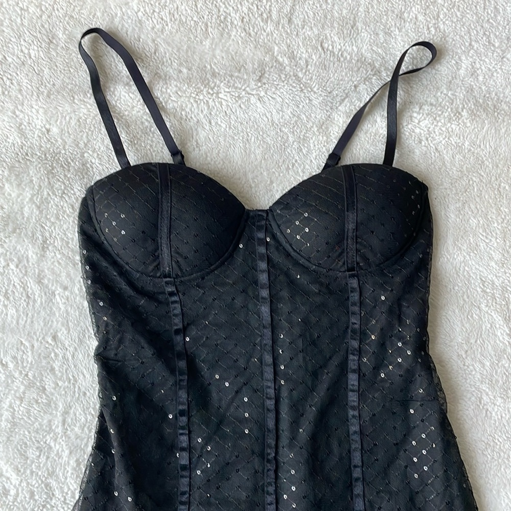 Black Missguided x Carli Bybel Dress